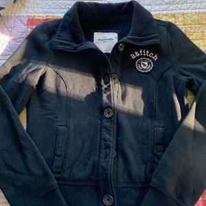 Abercrombie and Fitch Button-Up Sweatshirt